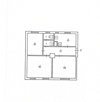 Продам трехкомнатную (3-комн.) квартиру, Чапаева ул, 3, Быково рп