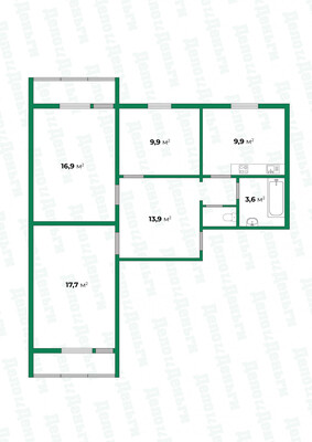 Продам трехкомнатную (3-комн.) квартиру, Восточная ул, 22, Киров г