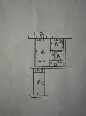 Продам двухкомнатную (2-комн.) квартиру, Халтуринский пер, 217, Ростов-на-Дону г
