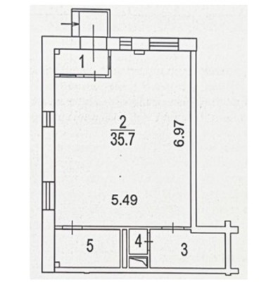 Продам коммерческое помещение 48,8 м2, Погонный проезд, 14, Москва г