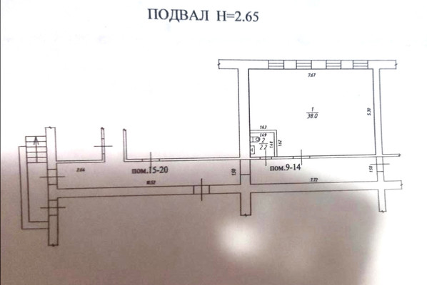 Продам коммерческое помещение 40 м2, Пражский б-р, 1, Гурьевск г