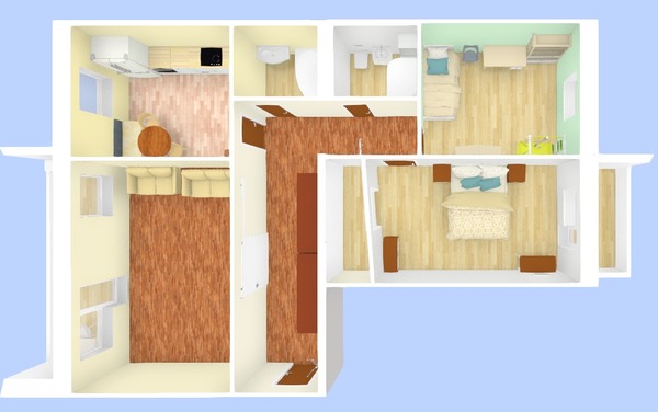 Продам трехкомнатную (3-комн.) квартиру, Виноградный 5-й проезд, 8, Пенза г