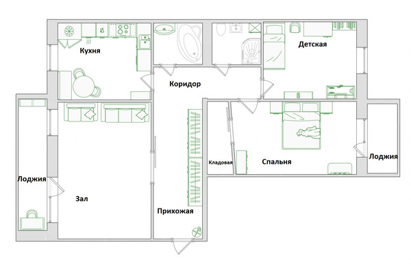 Продам трехкомнатную (3-комн.) квартиру, Виноградный 5-й проезд, 8, Пенза г