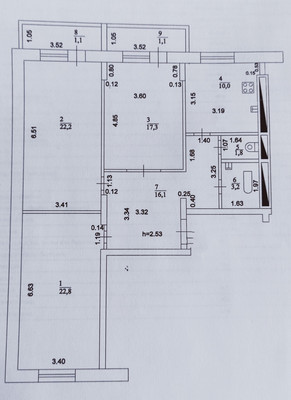 Продам трехкомнатную (3-комн.) квартиру, Максимова ул, 40, Казань г