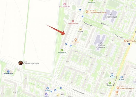 Сдам торговое помещение 19 м2, Воронцовский б-р, , 17, Мурино п