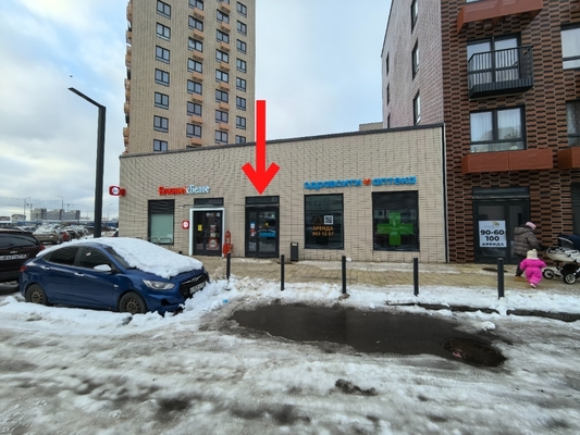 Сдам торговое помещение 60 м2, Итальянский пер, , 2к1, Кудрово г