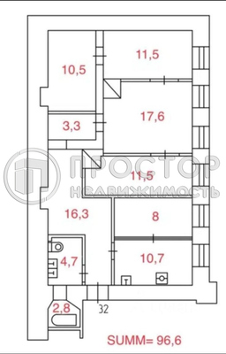 Продам многокомнатную квартиру, Тверская ул, 12с6, Москва г