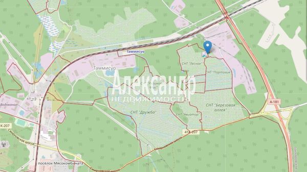 Продам участок 12 соток, Садоводство, поселок СНТ Лесное, Ладная ул, 52, Выборг г, 120 км от города