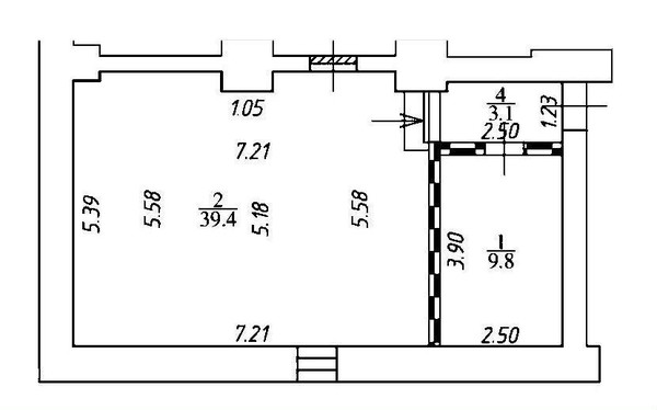 Продам коммерческое помещение 52,3 м2, Николаева ул, 3, Москва г