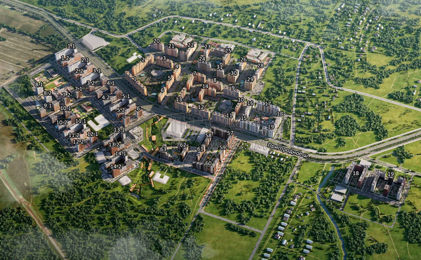 Продам однокомнатную (1-комн.) квартиру (долевое), Пригород Лесное мкр, к13.1, Мисайлово д