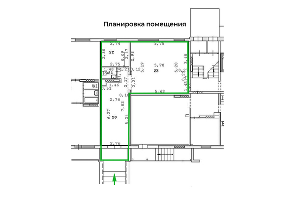 Сдам торговое помещение 56,7 м2, Щорса ул, 32, Екатеринбург г
