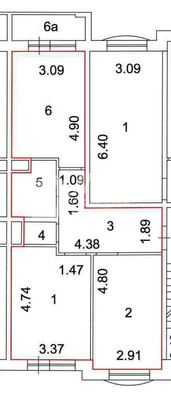 Продам двухкомнатную (2-комн.) квартиру, Троицкая ул, 23, Москва г