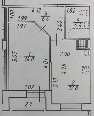 Продам однокомнатную (1-комн.) квартиру, Фёдора Абрамова ул, 20Ак1, Парголово п