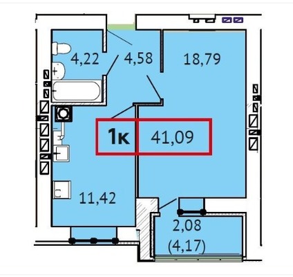 Продам однокомнатную (1-комн.) квартиру, 3-я Первомайская ул, 8, Иваново г