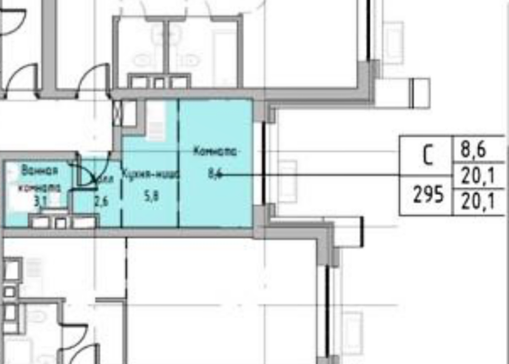 Продам однокомнатную (1-комн.) квартиру, Серебрякова проезд, 11к2, Москва г