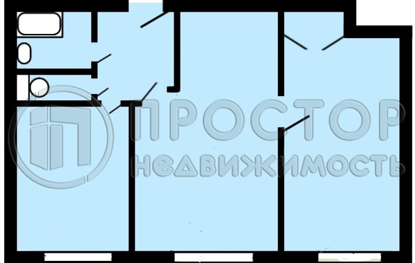 Продам двухкомнатную (2-комн.) квартиру, Берзарина ул, 7к1, Москва г