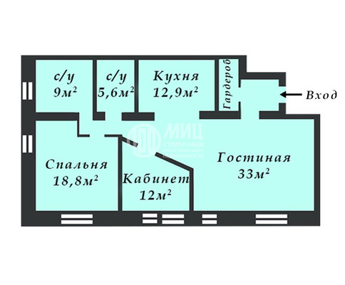 Продам трехкомнатную (3-комн.) квартиру, Садовая-Кудринская ул, 28-30, Москва г