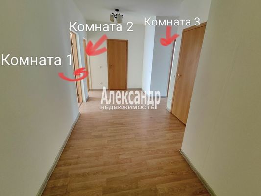 Продам трехкомнатную (3-комн.) квартиру, Центральная ул, 50к1, Кудрово г