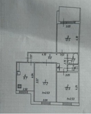 Продам трехкомнатную (3-комн.) квартиру, Голубятникова ул, 13, Казань г