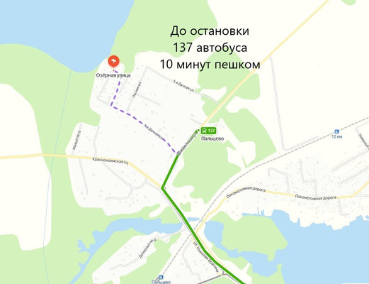 Продам участок 10 соток, Фермерское хоз., Озёрная ул, Пальцево тер., 0 км от города