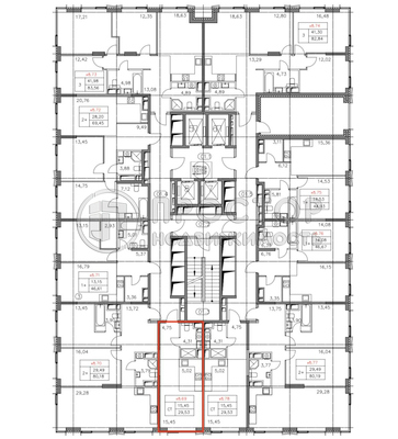 Продам однокомнатную (1-комн.) квартиру (долевое), Нагатинская ул, 1с3, Москва г