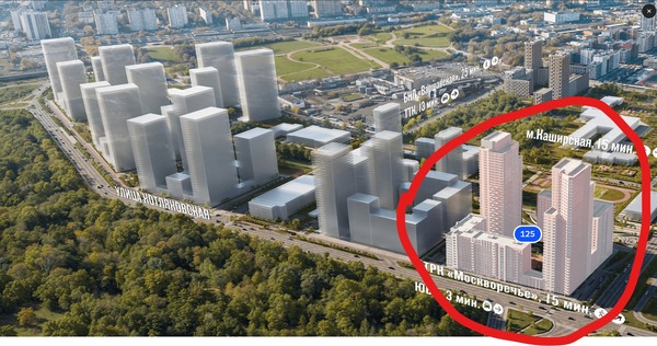 Продам однокомнатную (1-комн.) квартиру (долевое), Котляковская ул, Москва г