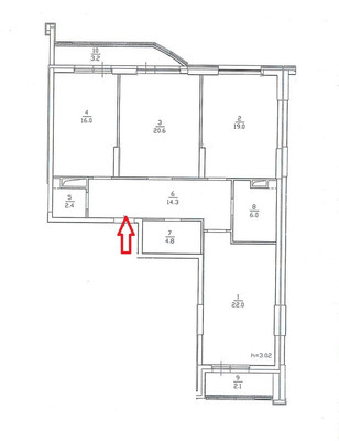 Продам трехкомнатную (3-комн.) квартиру, Чистопольская ул, 88, Казань г