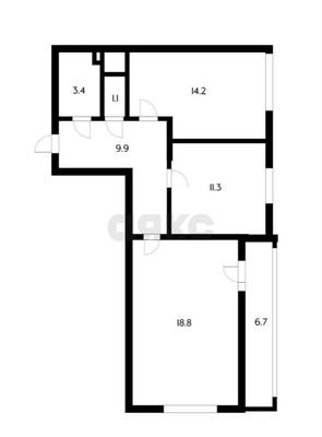 Продам двухкомнатную (2-комн.) квартиру, 2-я Целиноградская ул, 44к2, Краснодар г