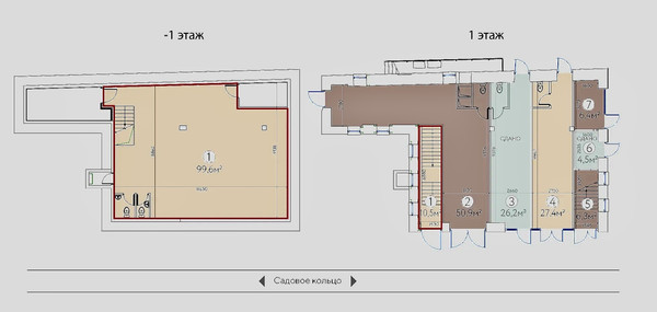 Сдам торговое помещение 100,1 м2, Бахрушина ул, 36/14, Москва г