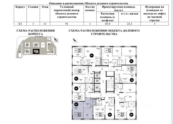 Продам однокомнатную (1-комн.) квартиру (долевое), Арбат ул, Москва г