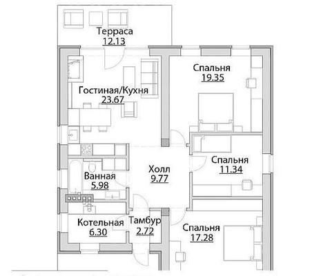 Продам дом, Вишнёвая (Электрик снт) ул, 37, Елизаветинская ст-ца, 0 км от города