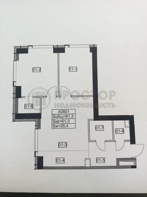 Продам двухкомнатную (2-комн.) квартиру (долевое), Огородный проезд, 4с1, Москва г