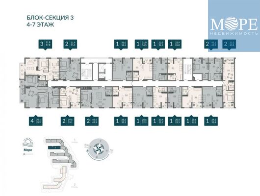 Продам однокомнатную (1-комн.) , Ленина (Адлерский р-н) ул, 280А, Сочи г