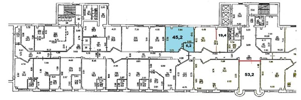 Сдам офисное помещение 51,4 м2, Правды ул, 8к13, Москва г