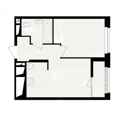Продам однокомнатную (1-комн.) квартиру, Чкалова ул, 23к1, Рязань г