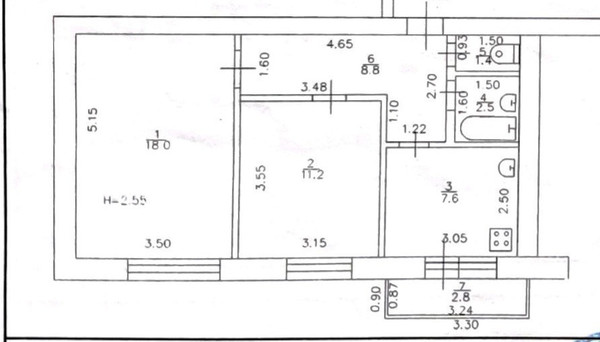 Продам двухкомнатную (2-комн.) квартиру, Кириченко ул, 13, Горячий Ключ г