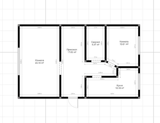 Продам двухкомнатную (2-комн.) квартиру, Тлостанова ул, 32, Нальчик г