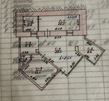Продам трехкомнатную (3-комн.) квартиру, Виноградный спуск, 6, Алупка г