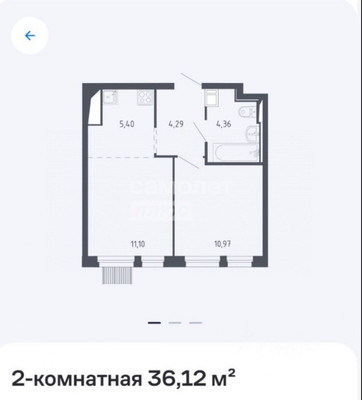 Продам двухкомнатную (2-комн.) квартиру (долевое), Славы пл, 229ак2, Москва г