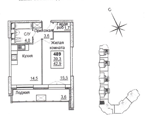 Продам однокомнатную (1-комн.) квартиру, Хорошёвское ш, 25Ак3, Москва г
