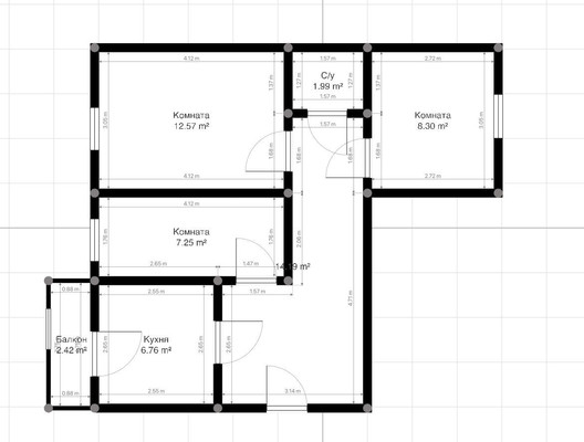 Продам трехкомнатную (3-комн.) квартиру, Тарчокова ул, 28, Нальчик г