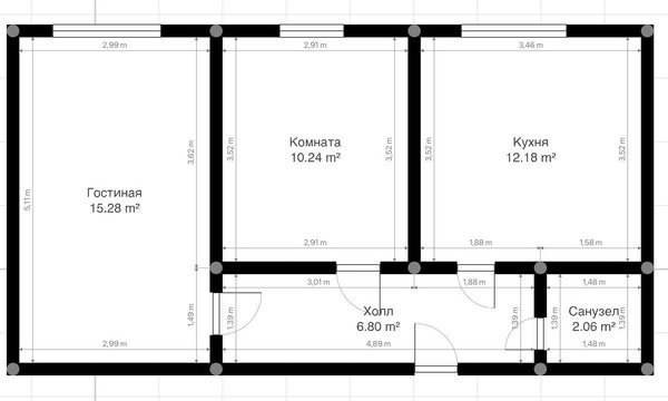 Продам двухкомнатную (2-комн.) квартиру, Чернышевского ул, 199кв, Нальчик г