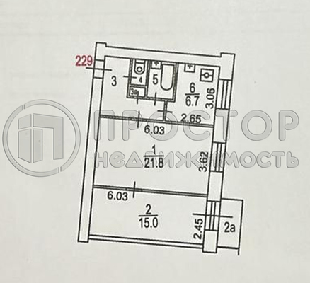 Продам двухкомнатную (2-комн.) квартиру, Каширское ш, 7к1, Москва г