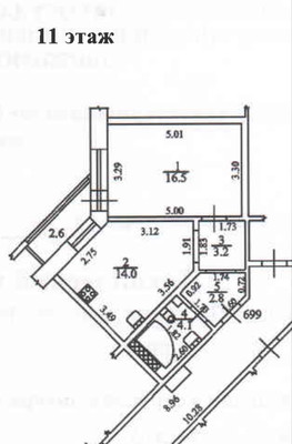 Продам однокомнатную (1-комн.) квартиру, Ветеранов пр-кт, 130А, Санкт-Петербург г