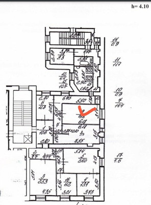Сдам комнату в 6-комн. квартире, Каменноостровский пр-кт, 35-75, Санкт-Петербург г