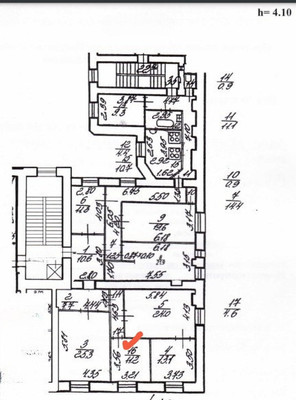 Сдам комнату в 6-комн. квартире, Каменноостровский пр-кт, 35-75, Санкт-Петербург г