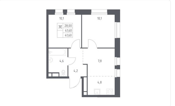 Продам трехкомнатную (3-комн.) квартиру (долевое), Шоссейная ул, 90кк1, Москва г