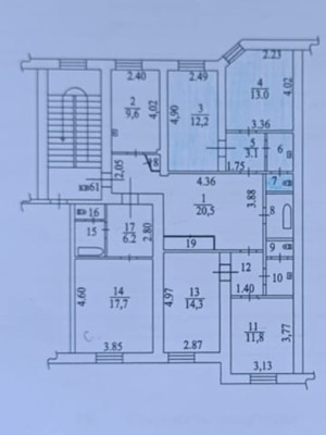 Продам 2-комн. в 5-комн. квартире, Ленинградская ул, 5, Волосово г