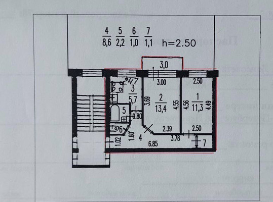 Продам двухкомнатную (2-комн.) квартиру, Ленсовета ул, 83А, Санкт-Петербург г
