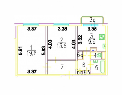Продам двухкомнатную (2-комн.) квартиру, Академика Королева ул, 4к1, Москва г